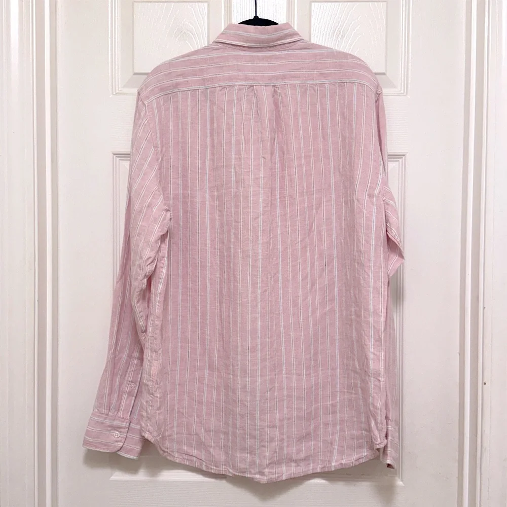 NWT J.Crew Baird McNutt Irish Linen Point-Collar Shirt
